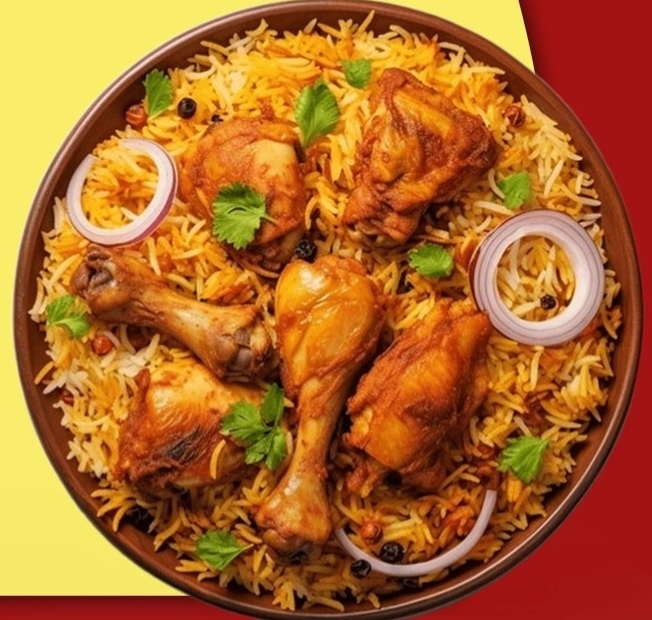 Chicken biryani by Al-Hamza Caterers